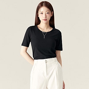 로엠 라운드넥 티셔츠 RMHWF24R02 직접 써본 솔직 사용기