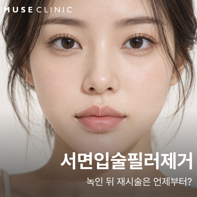 서면입술필러제거, 마음에 들지 않는 입술필러 녹인 뒤 재시술은 언제부터?