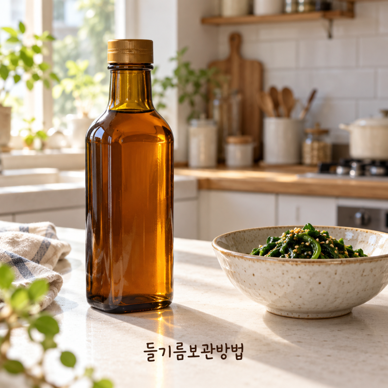 들기름보관방법, 큰 병으로 샀다면 더 신경 쓸 점