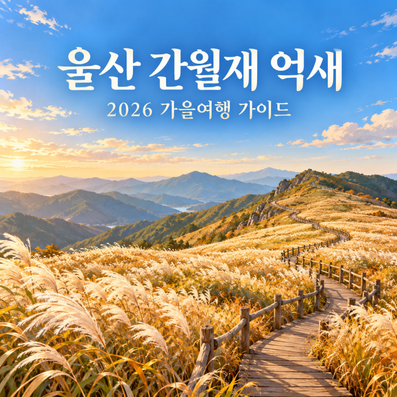 [울산/추천명소]부산 근교 가을여행｜울산 간월재 억새와 사슴농장 코스 총정리