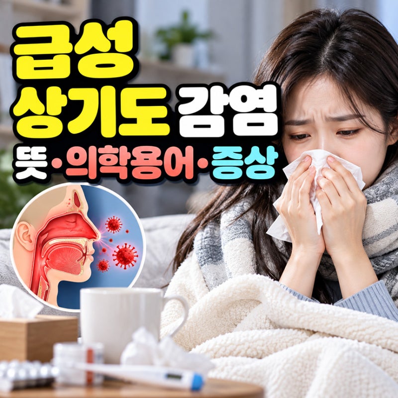 급성 상기도 감염뜻 의학용어 증상 7가지
