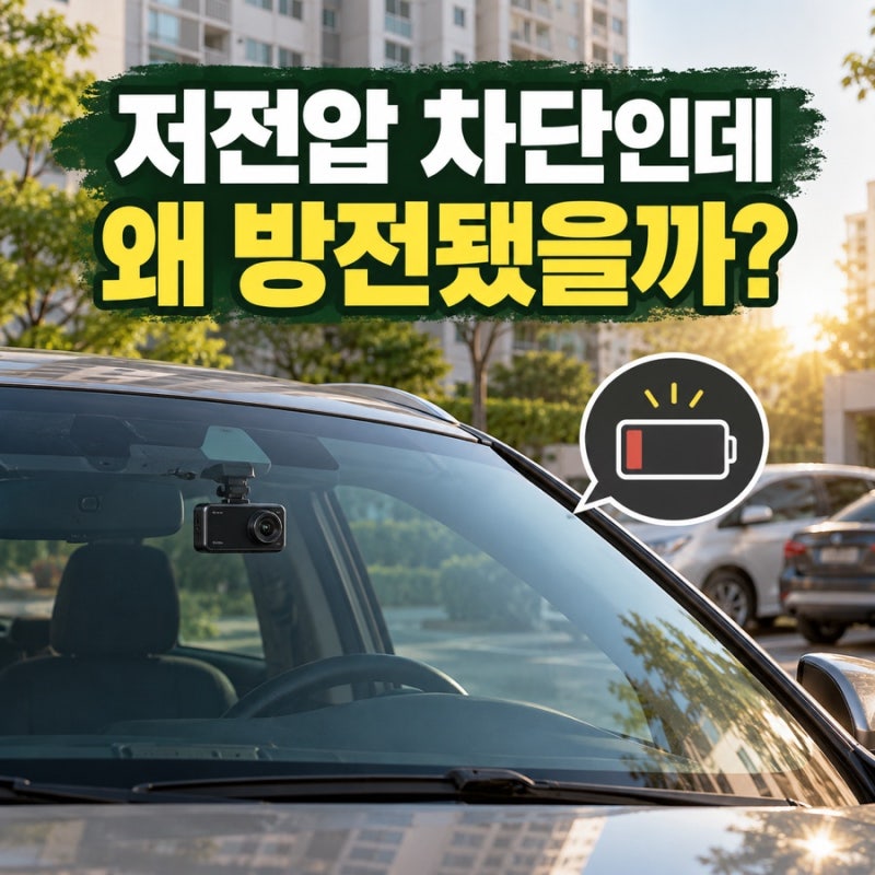 블랙박스 저전압 차단이 있는데도 배터리가 방전될 수 있을까?