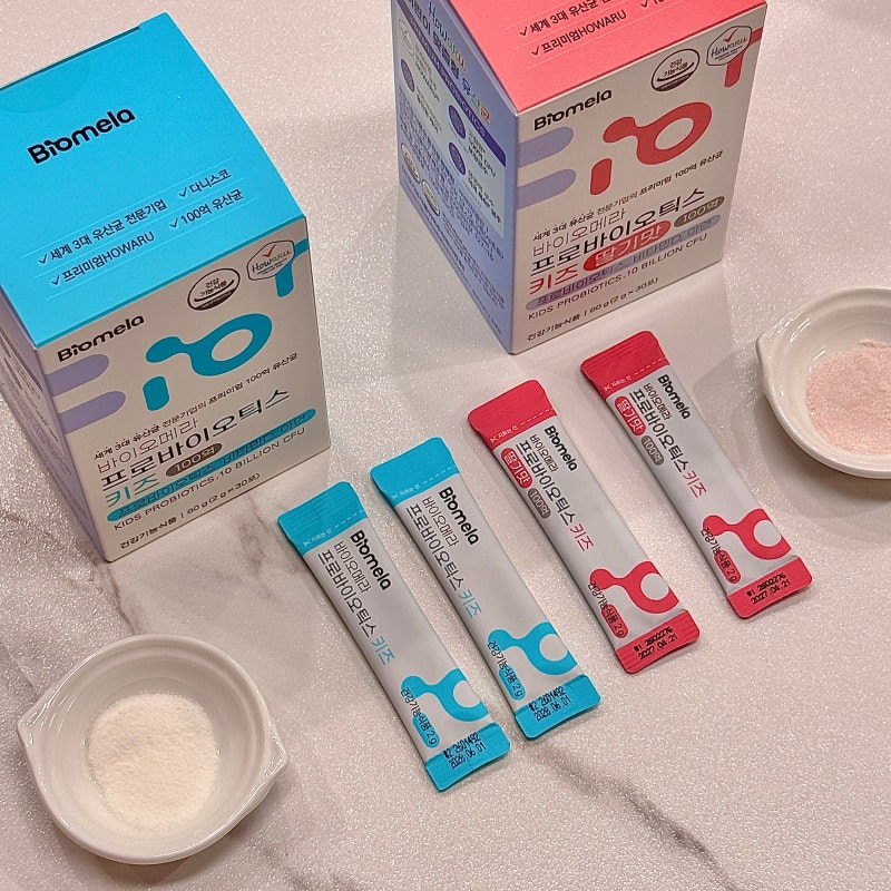 24개월 돌아기유산균 바이오메라 프로바이오틱스 키즈 아기비타민D 올인원
