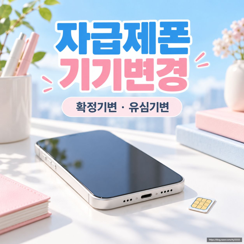 자급제폰 확정기변과 유심기변 차이 쉽게 정리