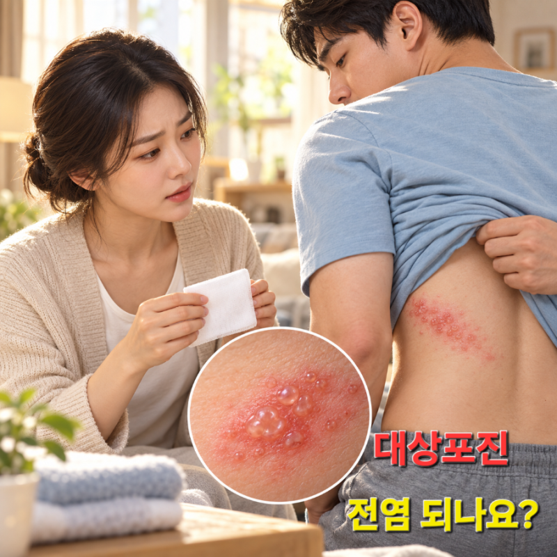 대상포진 전염되나요? 공기 전염 오해와 접촉 전염 예방법 (수두 안 걸린 사람 필독)