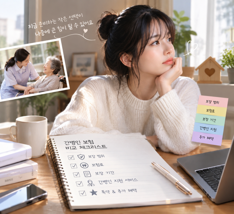 간병인 보험 하나면 충분할까? 가입 전 꼭 비교해야 하는 5가지
