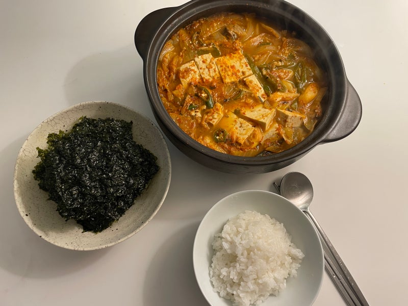 꽁치김치찌개 레시피 초간단하게, 된장과 후추 맛차이