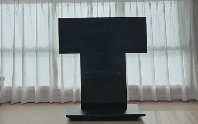이동식 티비거치대 75인치 98인치 삼성 LG 완벽 호환 사용기