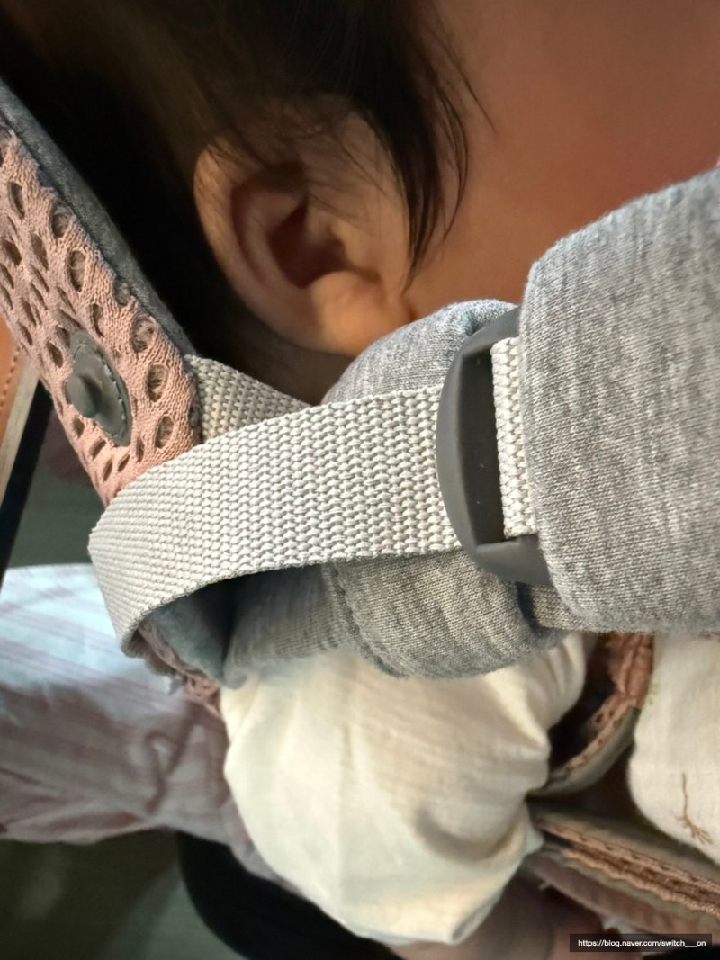 베이비뵨 베이비 캐리어 하모니(더스티 핑크) 당근으로 구매 후 사용한 후기