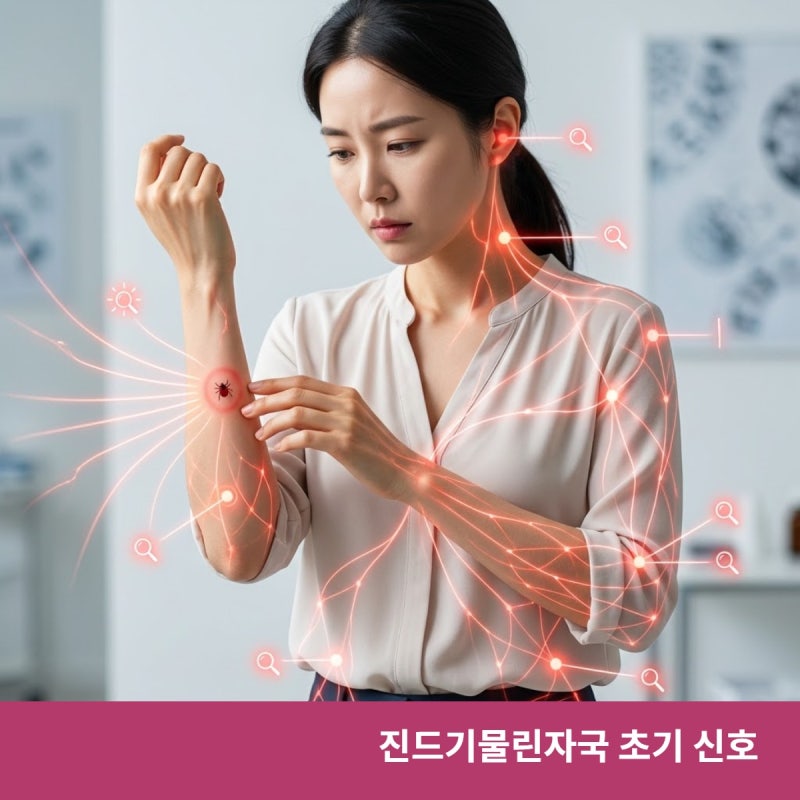 산책 후 다리에 생긴 검은 점, 진드기물린자국 초기 신호를 놓치면 안 되는 이유