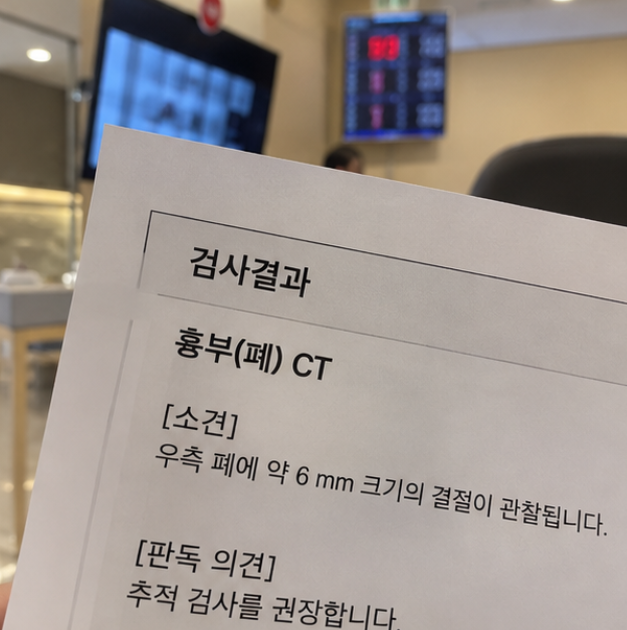 “작은 폐결절도 없어질 수 있다고요?” 6mm 결절, 추적 CT에서 보는 변화