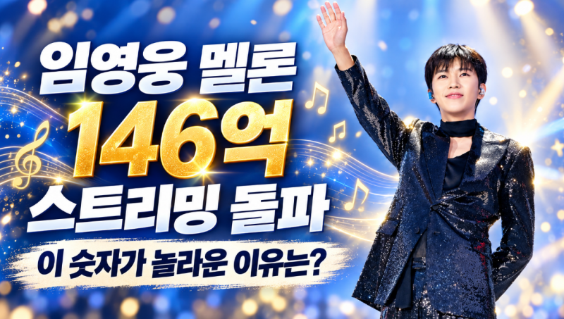 임영웅 멜론 1위, 146억 스트리밍 돌파… 이 숫자가 놀라운 이유는?