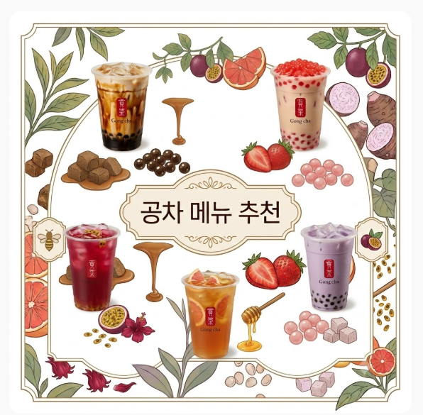 공친녀의 공차 메뉴 추천 ㅣ Best 5 (주관적) ㅣ 커스텀 꿀팁 ㅣ 공차 할인