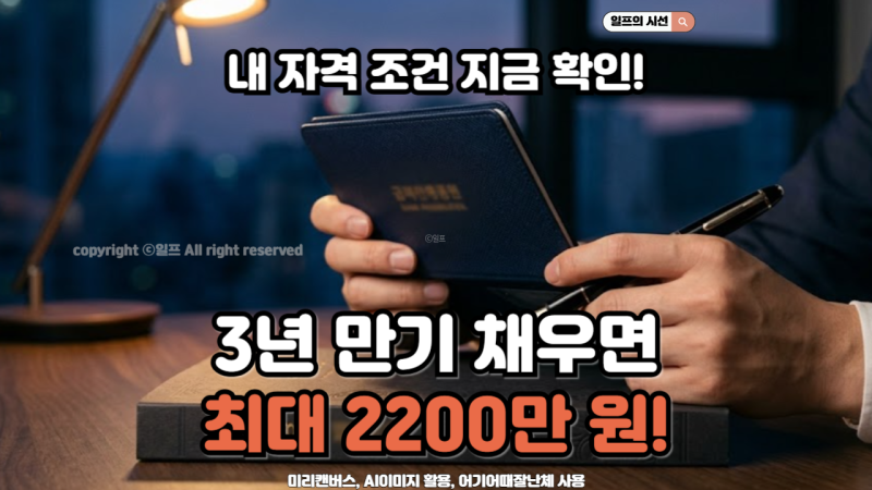 청년미래적금 2차 신청 완벽 정리! 지금 안 하면 나만 손해일까?