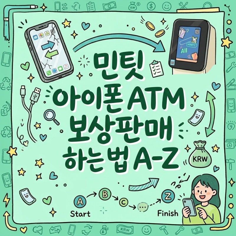 [후기] 민팃 아이폰 ATM 보상판매 하는 법 A-Z!(아이폰 13미니를 보내고 아이폰 18프로를 맞이하....
