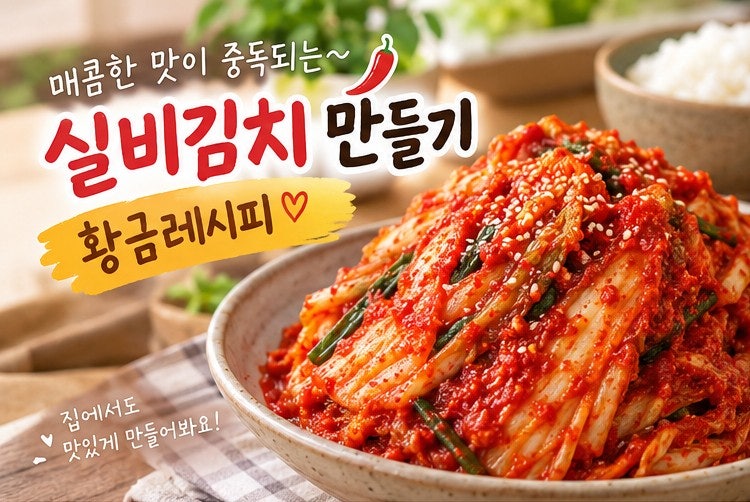 실비김치 만들기 황금레시피