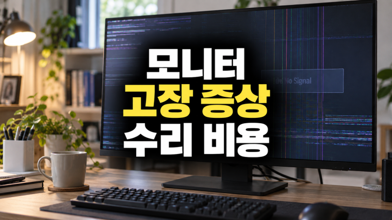 모니터 고장 수리: 증상별 확인 방법부터 수리 비용/방법까지