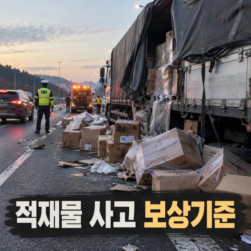 화물차 적재물 사고 보상받는 기준