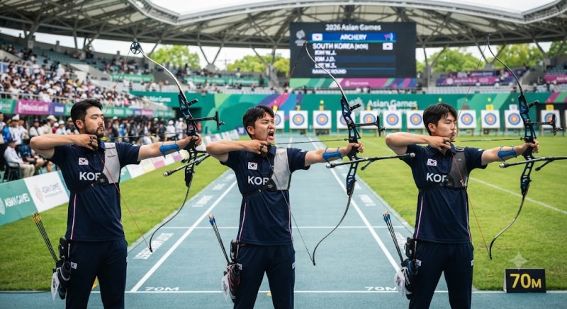 2026 아시안게임 한국 남자 양궁 일정 및 김우진 김제덕 대표팀 소식