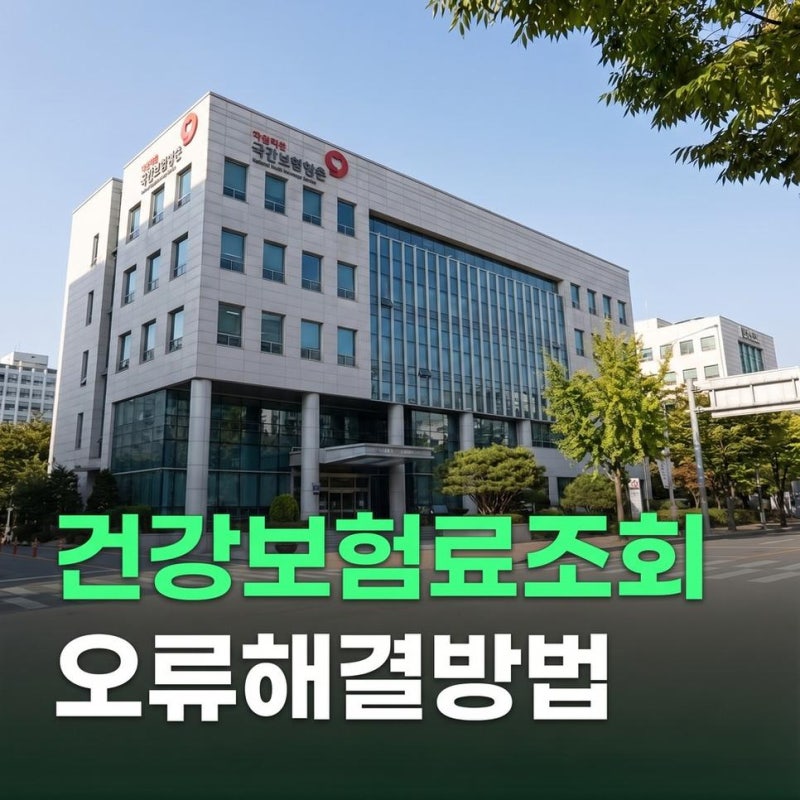 건강보험료 조회 안됨 오류 원인 및 해결방법, 놓치기 쉬운 확인 순서