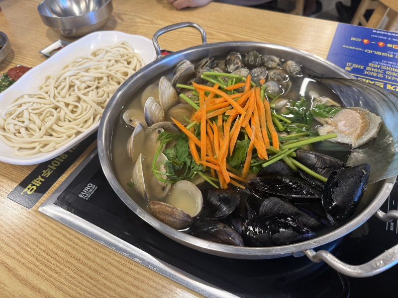 [박승광해물손칼국수 원주점] 지정면 기업도시 해물손칼국수 맛집