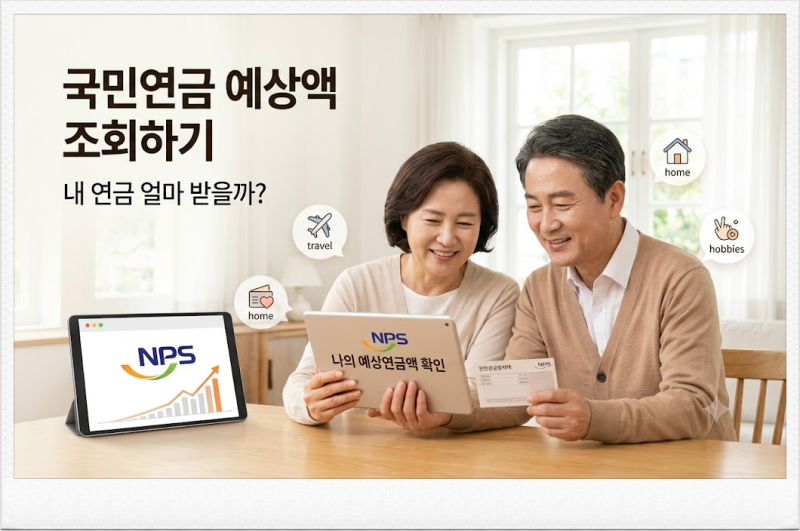 국민연금 예상액 조회하기, 내 연금 얼마 받을까?