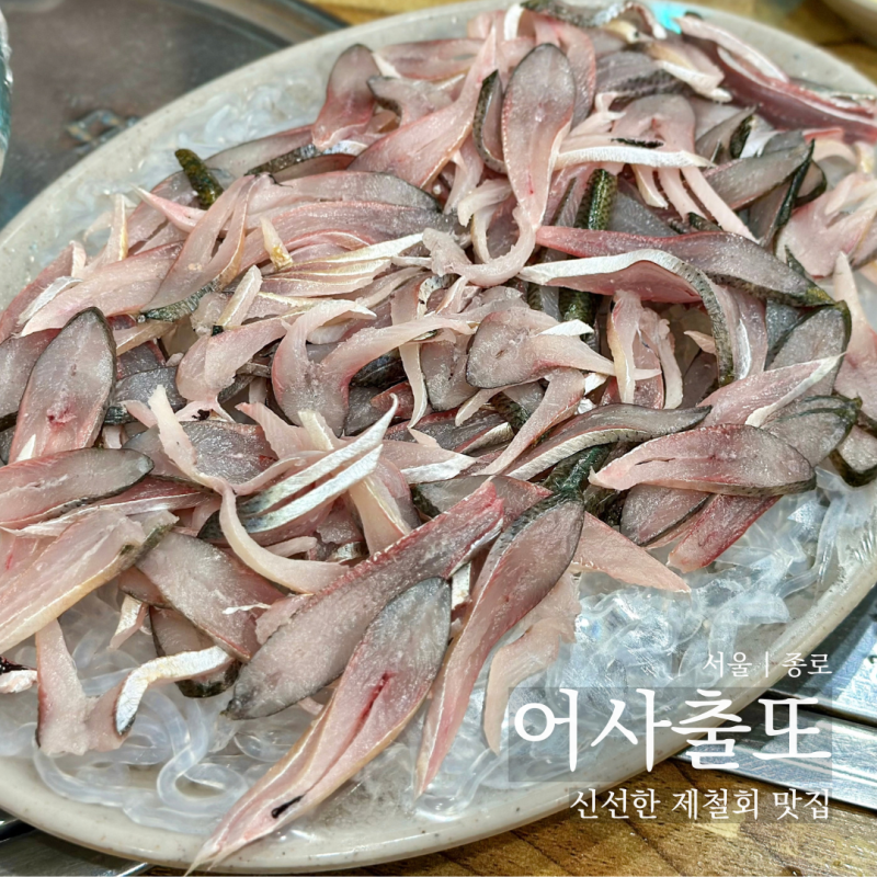 서울 종로 생새우회 전어회 맛집 '어사출또 종로3가점'