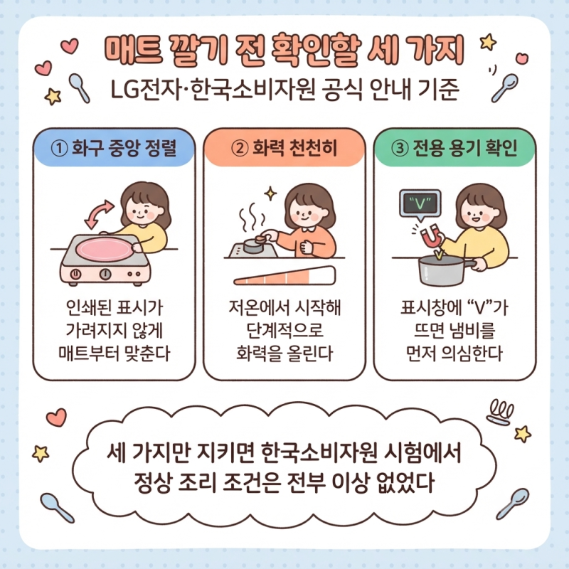 인덕션 매트 깔고 국물이 마르면, 77초 뒤에 이런 일이??!!