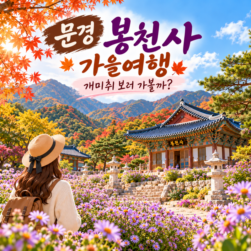 문경 봉천사 가을여행 개미취 보러 가볼까? 위치 주차 볼거리