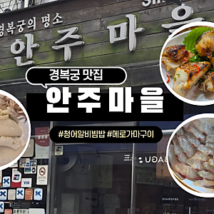[경복궁역|종로]서촌 안주마을 웨이팅 꿀팁&안주7개 먹은 솔직후기