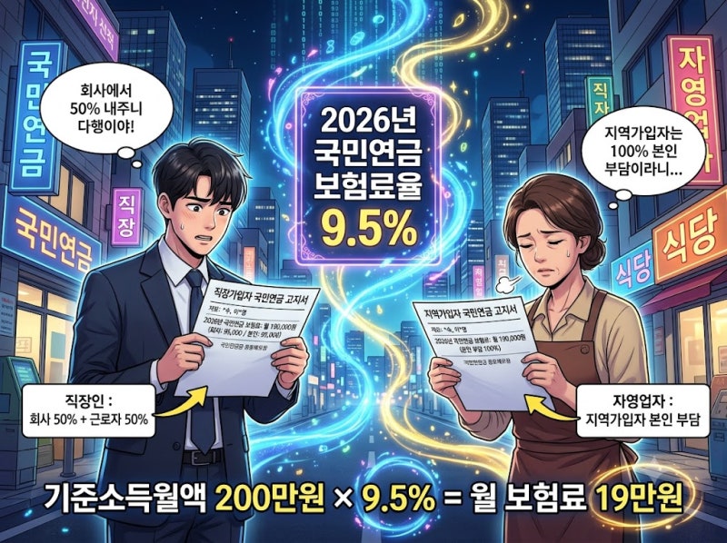 국민연금 보험료 지원, 직장 따라 월 13만원 vs 3.9만원?