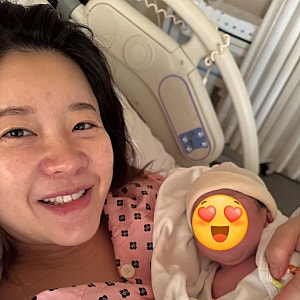 김승혜 출산, 김해준과 부모 됐다…자연분만으로 딸 품에 안아