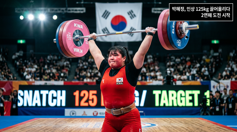 박혜정, 장미란도 못한 2연패 도전…여자 최중량급 금메달 정조준