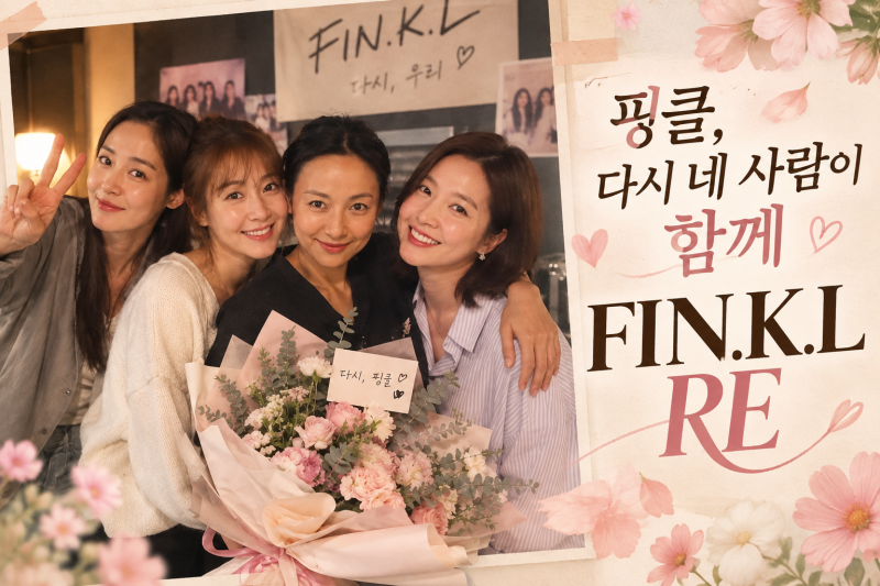 핑클 완전체 사진 공개, 21년 만의 컴백 RE 프로젝트 공개