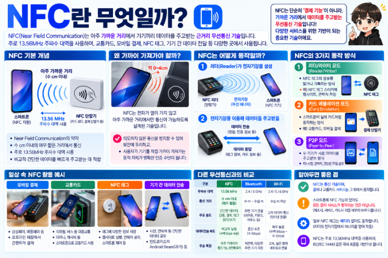 NFC란 무엇일까? 교통카드부터 간편결제까지 쉽게 알아보기