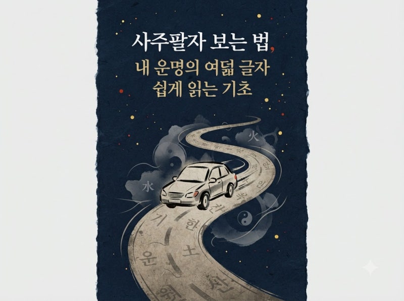 사주팔자 보는 법, 내 운명의 여덟 글자 쉽게 읽는 기초