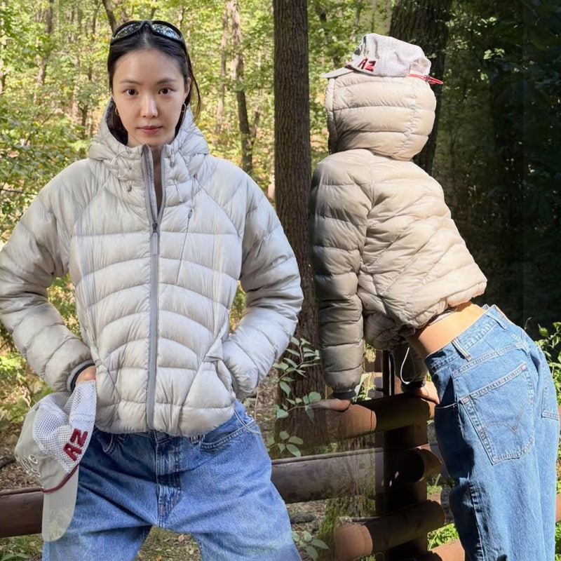 손나은 한소희도 입었다! 휠라 경량다운 여성 경량패딩 사복 패션