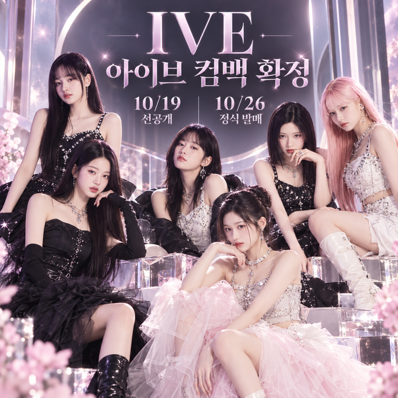 IVE Comeback Confirmed: Pre-release on 10/19, Official Release on 10/26