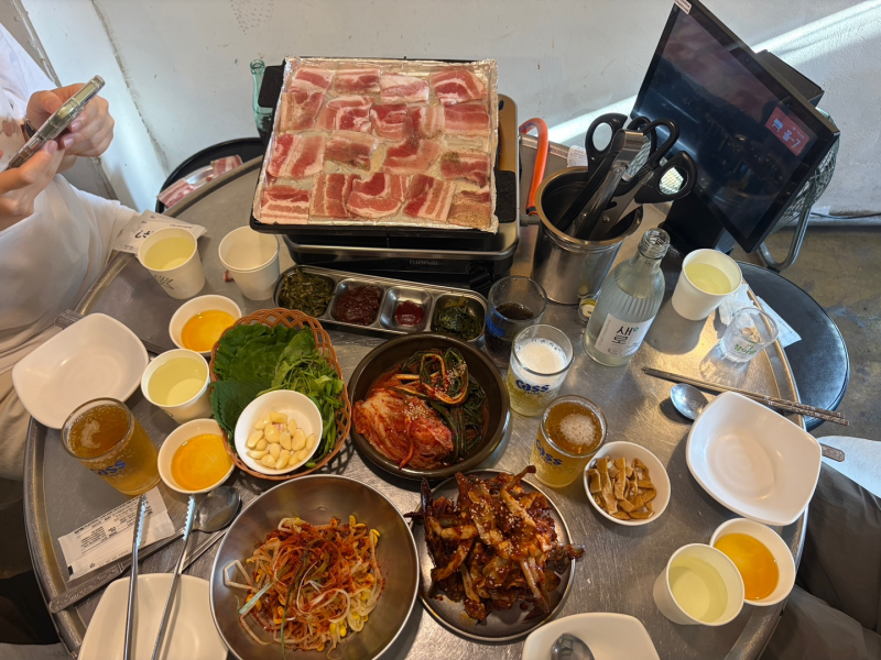 행궁동 야장 냉삼 맛집 빨간지붕 주말 웨이팅 꿀팁