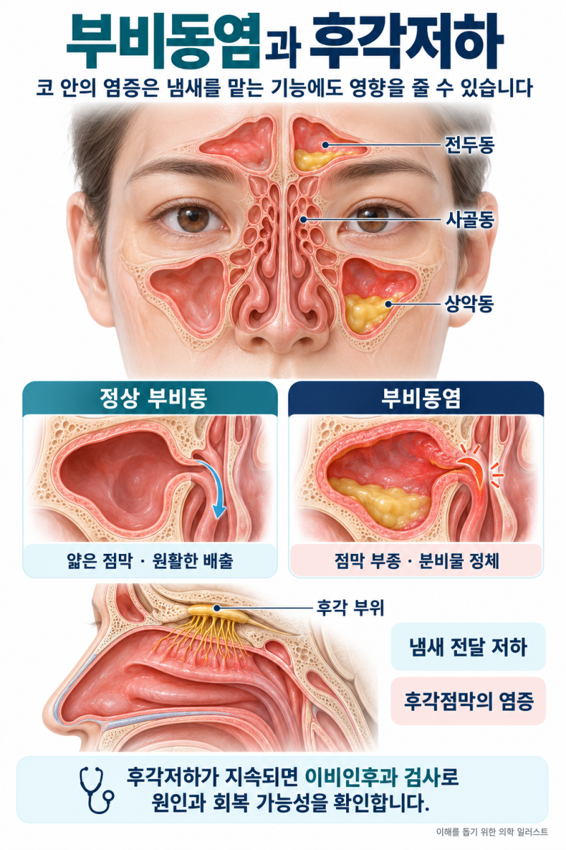 부비동염이 심해져 후각을 잃었다면? 맥브라이드·AMA 장해율은 어떻게 평가할까?_오늘의 손....