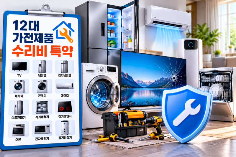 가전제품 수리비 폭탄을 막아주는 숨은 특약