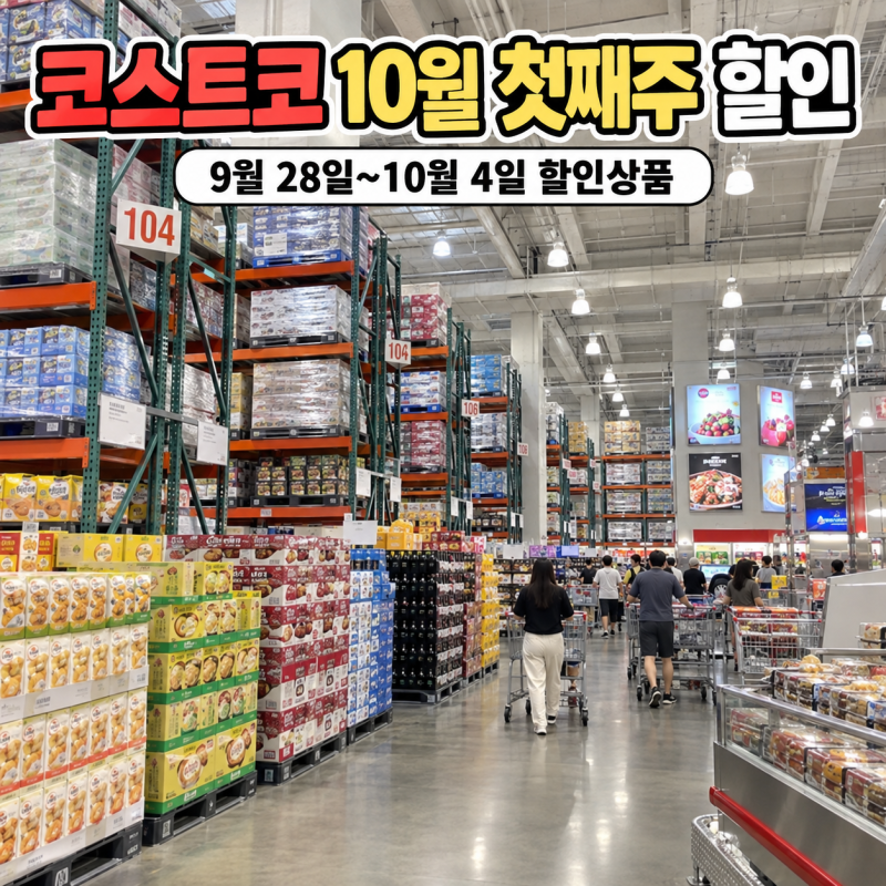코스트코 10월 첫째주 할인상품 9월 28일~10월 4일 장보기 추천