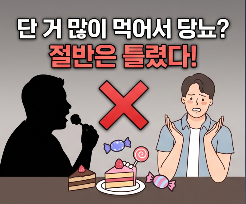 단 거 많이 먹어서 당뇨? 제1형과 제2형의 충격적인 차이