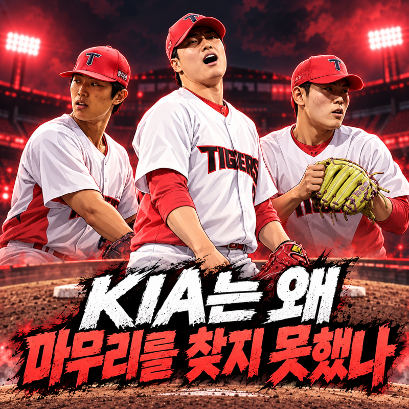 [KBO] 정해영도, 성영탁도, 이의리도 아니었다…KIA는 왜 끝내 마무리를 찾지 못했나