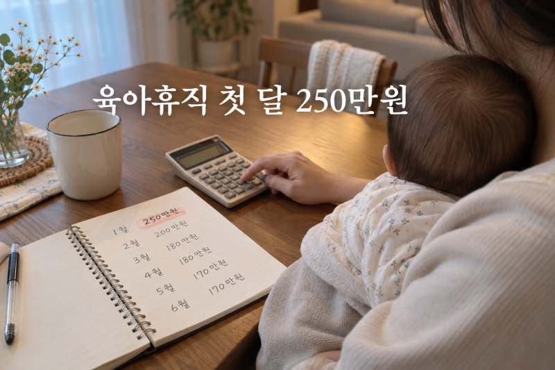 육아휴직 급여 2026 계산, 월 상한 250만원과 6+6 최대 금액·신청 방법