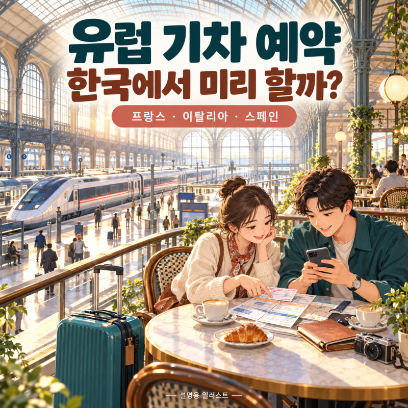 유럽 기차, 한국에서 미리 예약해야 할까?｜프랑스·이탈리아·스페인 예약 시점과 변경·환....