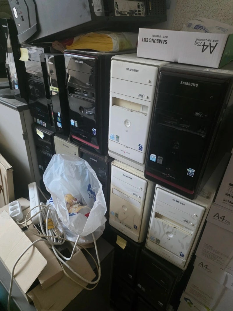 [창원]폐컴퓨터·전자스크랩 출장 매입! 헌옷수거 사장님 일괄 수거 후기