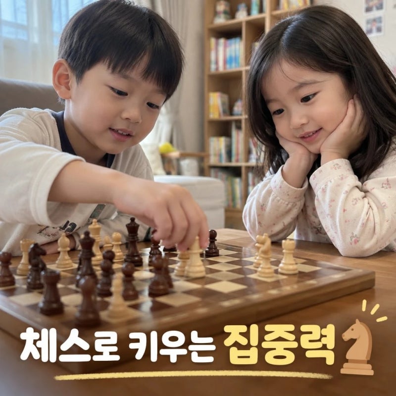 어린이 체스 두뇌발달과 집중력 키우는 방법