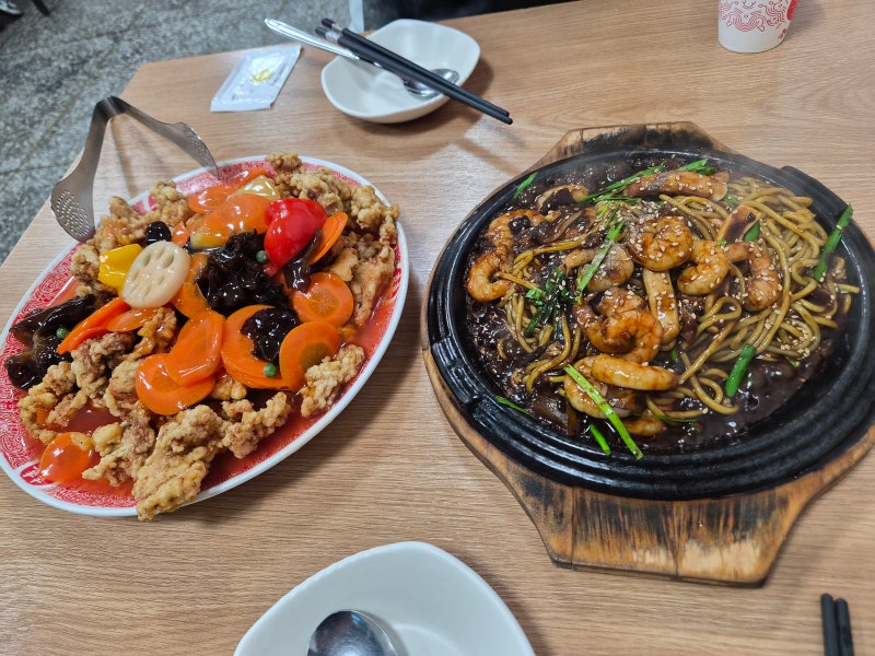 여수에서 찾은 인생짜장, 웨이팅 없이 먹어본 여수 교동 돌판짜장 맛집, 순심원 리뷰(돌판짜....