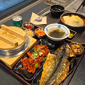 이천 롯데 프리미엄 아울렛 식당 푸드코트 우미학 남해화로 내돈내산 후기
